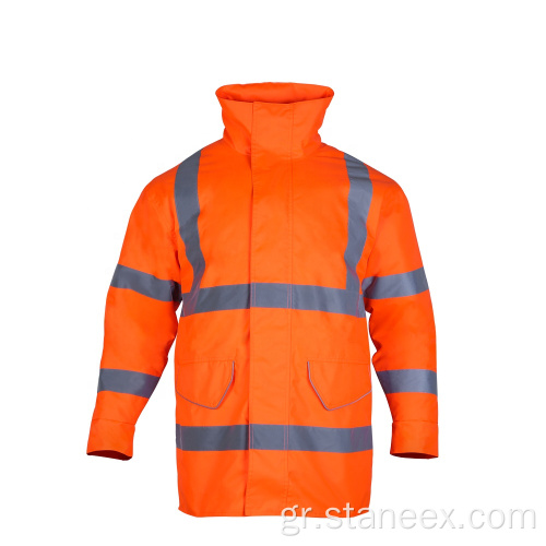 Προσαρμόστε το λογότυπο Fleece High Visibility Warm Safety Jacket